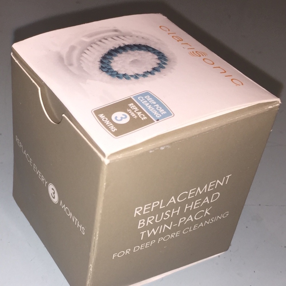 Clarisonic Replacement Brush Head Deep Pore x2 NWT